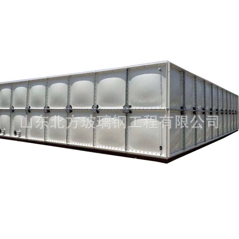 消防组合式保温水箱方形玻璃钢水箱大型屋水箱焊接生活水箱顶用