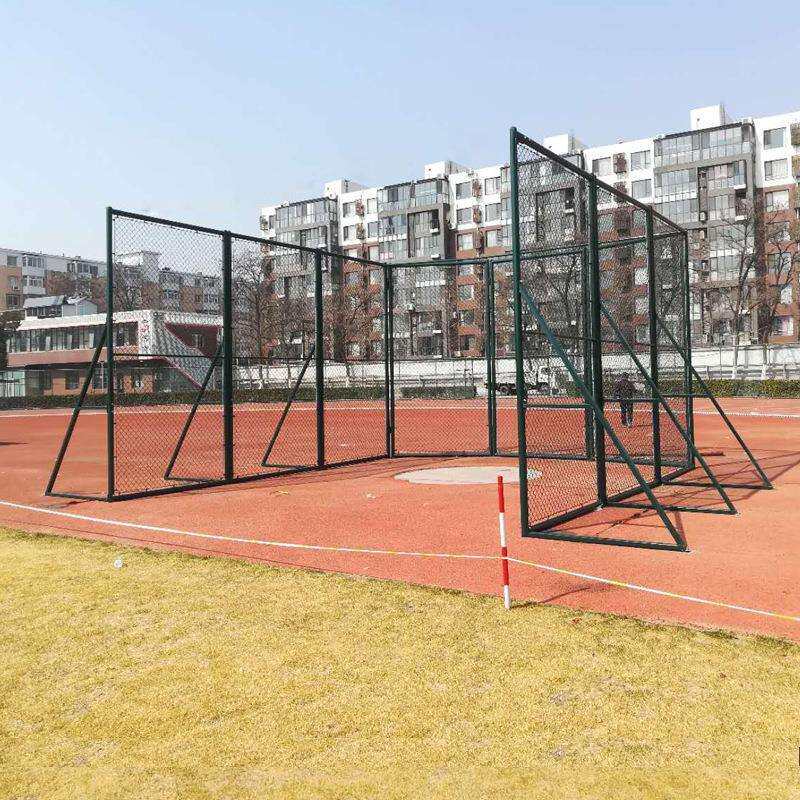 学校室外铁饼护笼田径用品 铁质体育场地铁饼护笼器材