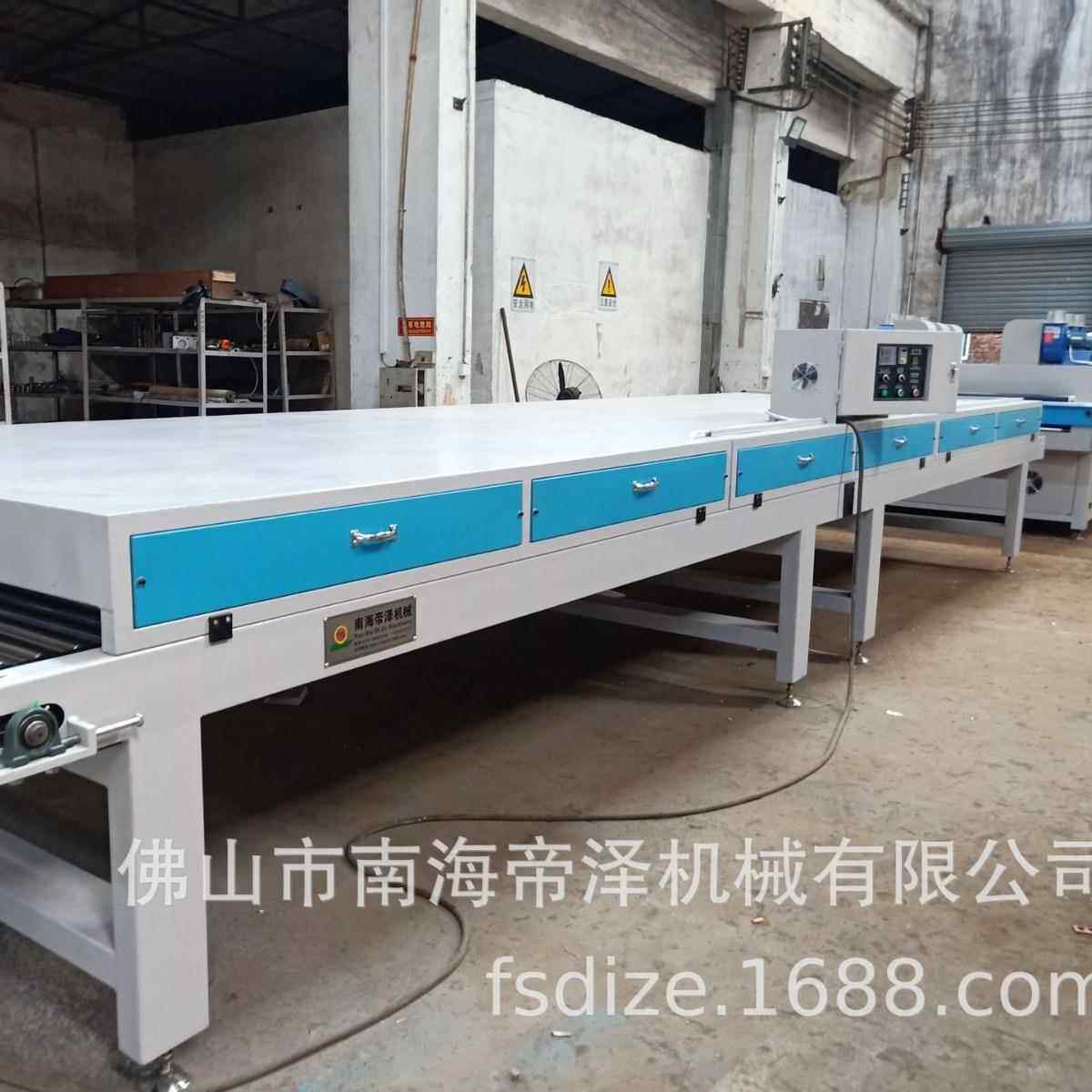 奢石餐桌UV淋涂线人生造石硅淋酸钙板桌子加DZ620工涂产线微晶石