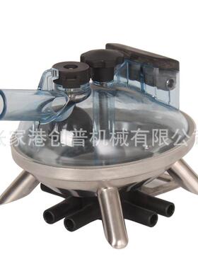 HL-M02A奶牛挤奶机集乳器挤奶杯组配件挤奶爪240CC不锈钢底座