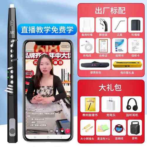 正品XR6000中老年人零电吹管乐器锐新款笛子新萨克斯基础初学电吹