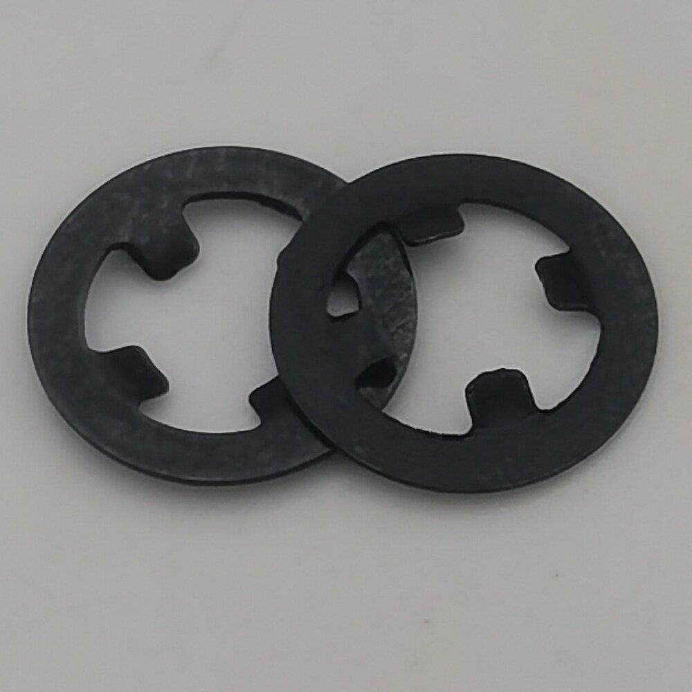 发黑内齿锁紧垫圈弹簧卡圈卡箍配件挡圈卡簧轴介家用梅花扣轴承夹