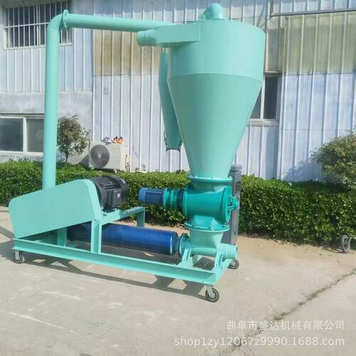 125型真空负压气力吸粮机花生米稻壳自吸式上料机软管气动输送机