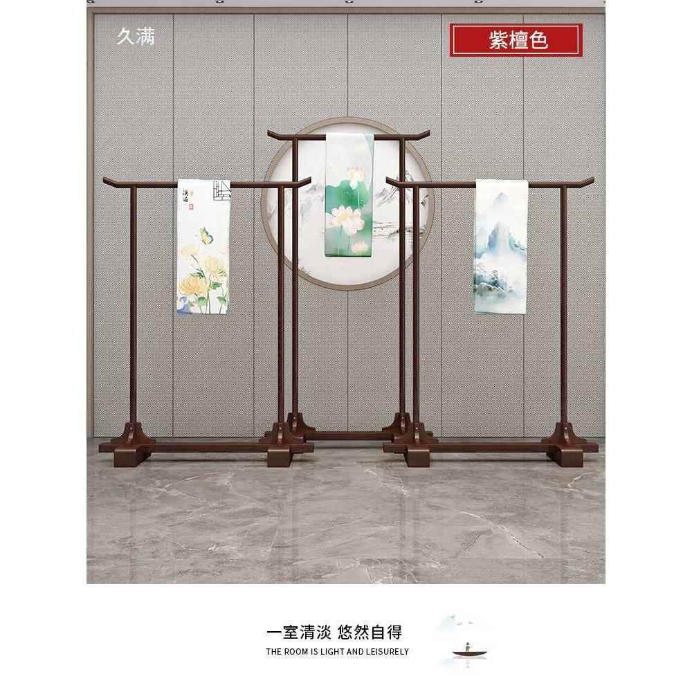 仿古新店中式实木落店地帽架简衣易秀禾无品牌/服装汉服展示架酒