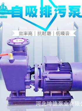 三相自吸泵直连式沼气抽粪污水泵家用无堵塞输送泵排污泵