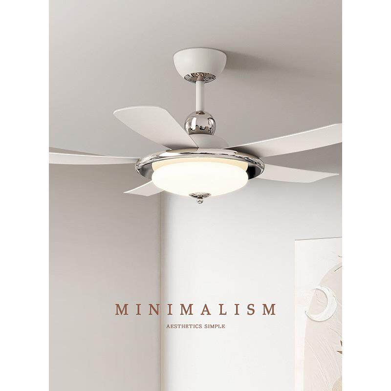 客厅吊灯大厅风扇灯吊扇灯餐厅简约现代奶油风大风力2026年新款