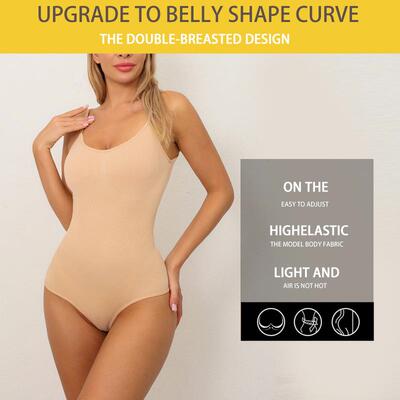 Body shaping camisole chest support jumpsuit, abdominal
