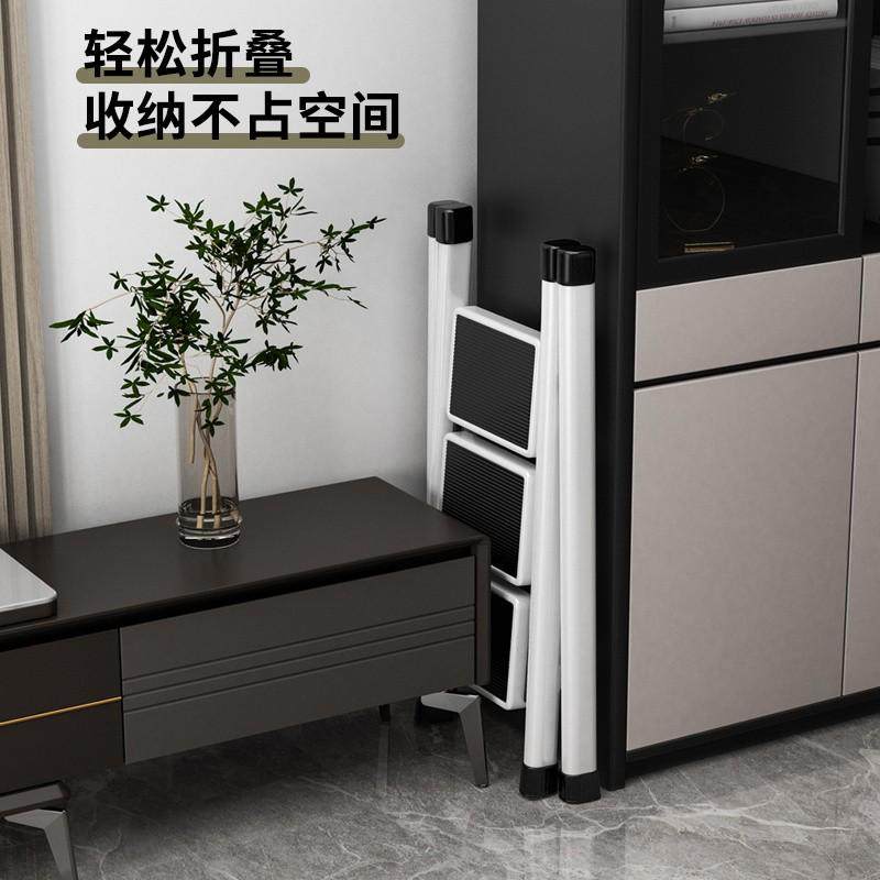 家用折叠小梯子室内多功能安全防滑踏板家庭用梯人字梯二三步楼梯