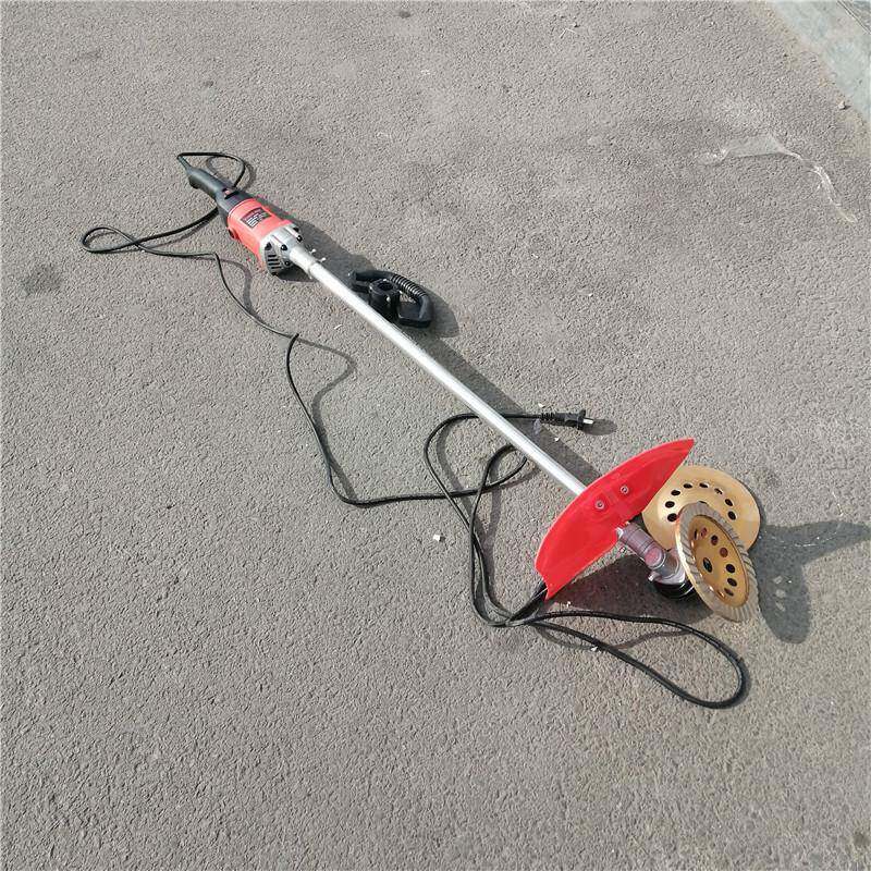 混凝土路面磨边机电动长手柄抹边机混凝土水泥地面修边机