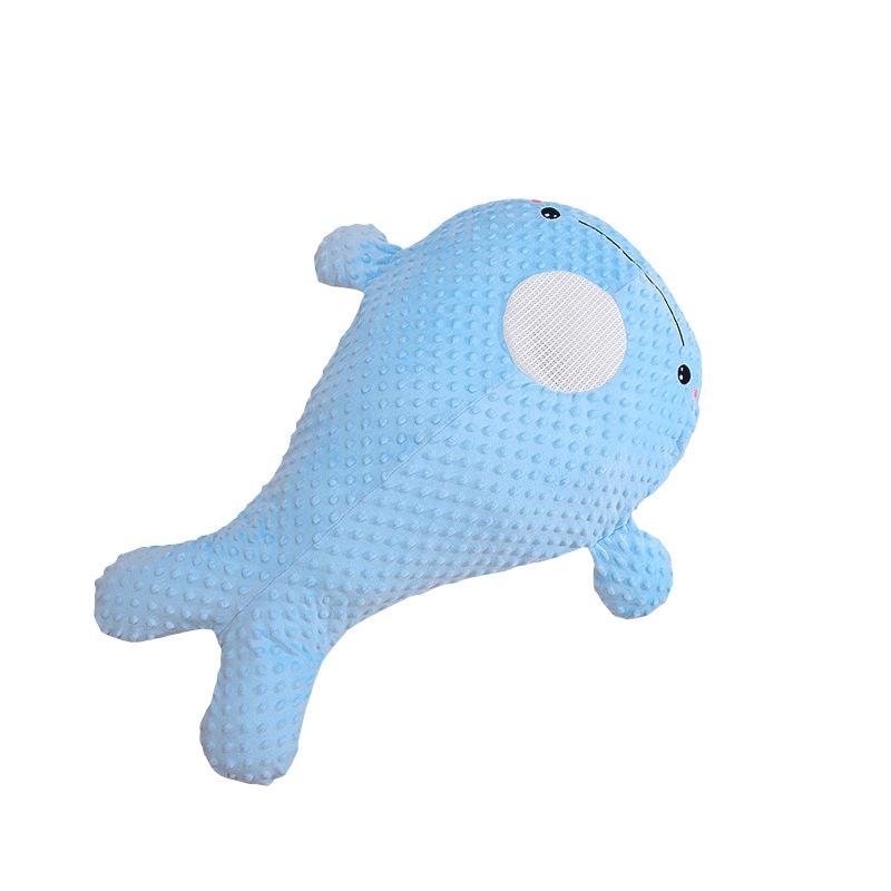 蓝鲸婴儿排气枕头宝宝神器枕芯