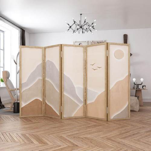 日移式屏风隔断客餐厅办公简玄约酒店遮挡折叠动新中式实木zp1厅