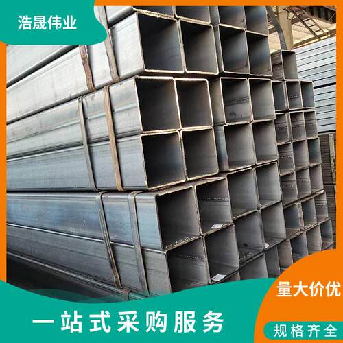 湖北武穴大方管生产现货厂家 200*200*6黑方友发牌钢结构价格优惠