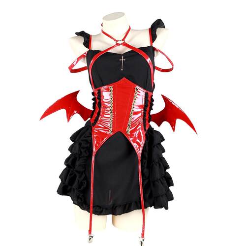 正品感恶魔修女服连衣裙性洛丽塔裙子收腰节变装制万圣c服os服装