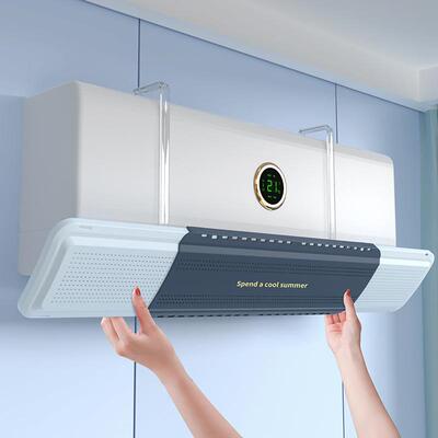 Adjustable Air Deflector for Wall-Mounted Home Air Condition