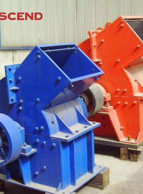 鹅卵石制砂机建筑垃圾粉碎锤式破碎机锤破PC400x300PC300x200