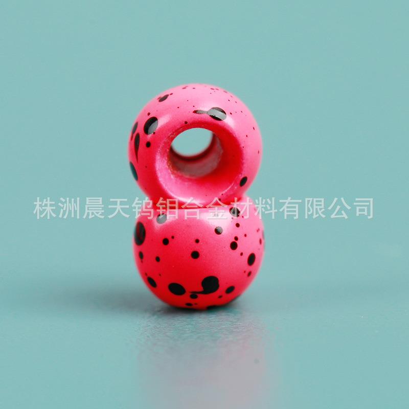 G2.7mm铜材质孔珠通孔若虫飞蝇钓毛钩用飞蝇钩配件铜珠多色可选批