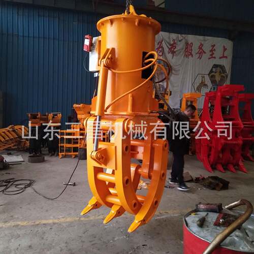 行车分体式旋转抓钢器抓废铁抓木材多瓣行车贝壳斗
