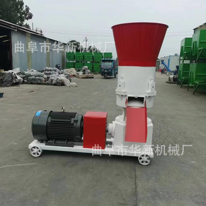 新款颗粒饲料机出料均匀不堵料干湿两用平模造料机各种型号