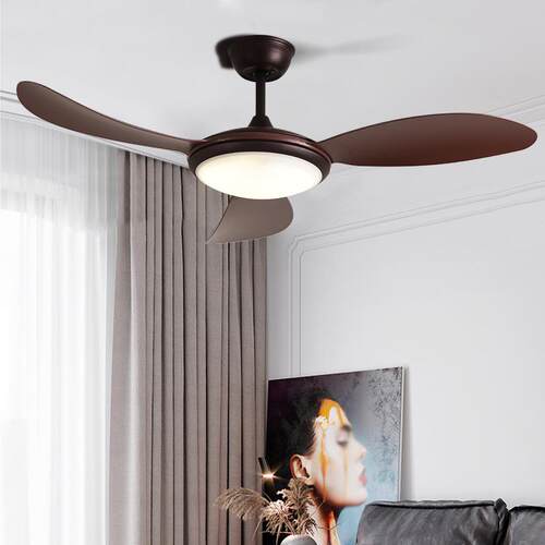 新款直销北欧吊扇灯餐厅客厅家用46寸风扇灯 led简约固定叶风扇吊