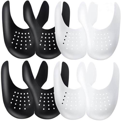 4Pcs Crease Protector Shoe Anti Crease Bending Crack Toe Cap