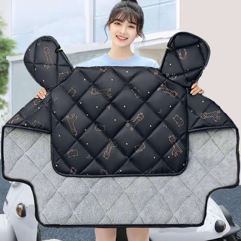 适用于雅迪欧曼3.0电动车挡风被冠能dg7颜可dm120冬季m5毛绒q6a50