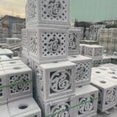 彷古庭院造景户外草坪灯 石雕灯笼太阳能柱头灯别墅门口中式 包邮