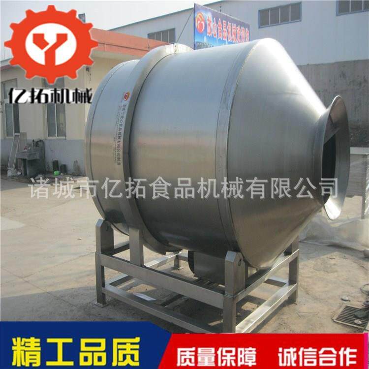 供应滚揉机大型不锈钢鸡翅滚揉机600L猪蹄子真空入味机设备