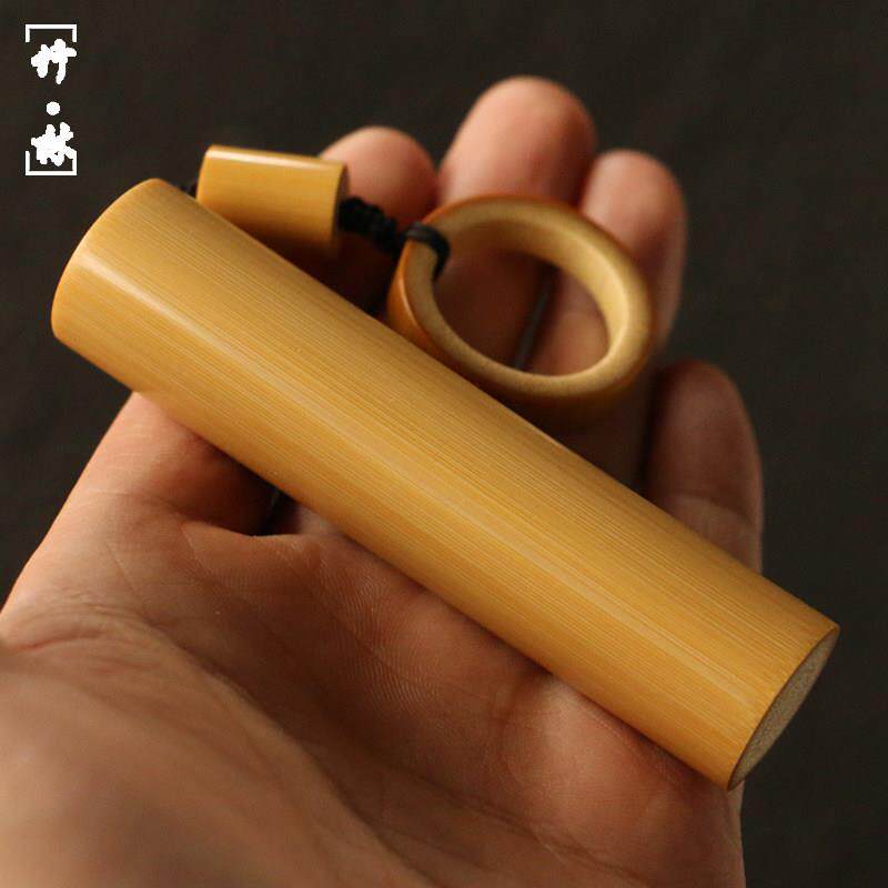 优质手工7000目细磨天然十年实心竹柄片竹雕老黄精小片