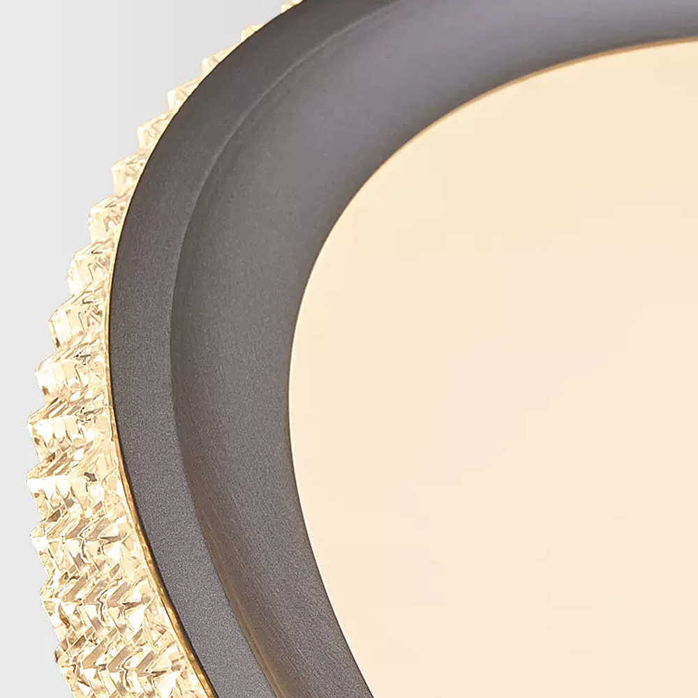 主卧室灯轻奢法式水晶吸顶灯创意北欧led客厅灯简约现代圆形灯具,家装灯饰光源,智能吸顶灯,淘宝优惠券,粉丝福利购,淘宝优惠卷