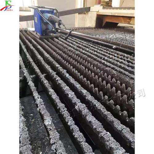 全自动型材切割去渣设备 工业级建筑废材清理机 等离子切割除渣机