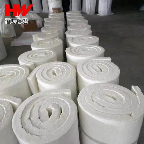厂家水泥窑炉硅酸铝针刺毯50mm管道保温硅酸铝陶瓷纤维毯卷毡