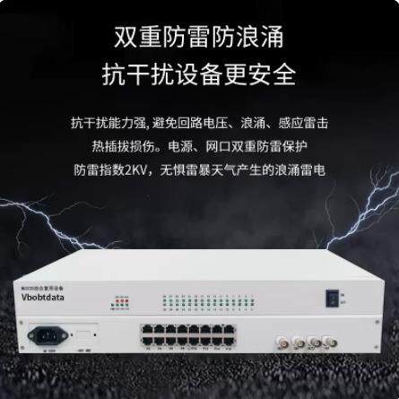 VbobTdata电信级PCM综合复用设备+30路电话+2个E1接口 森润达