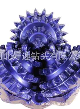 采非常软的的地具有较低抗层压强度钻井开钢齿三牙轮钻头007445mm