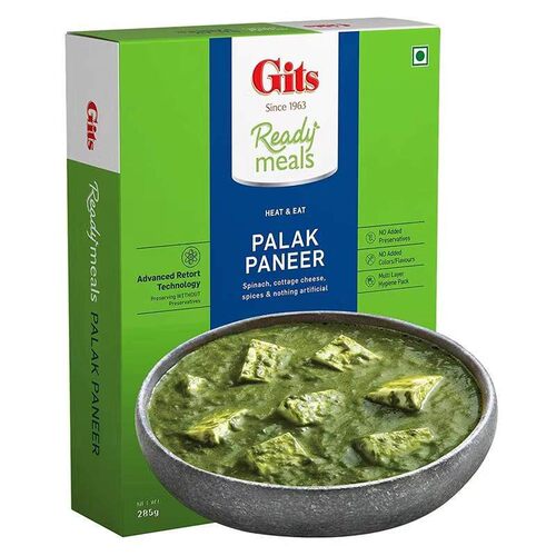 印度进口Gits Palak Paneer 285g加热即食方便速食菠菜奶酪料理