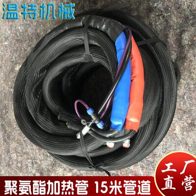 跨境高压黑白料喷涂机管道 双组份聚脲加热管道 AB料喷涂管道