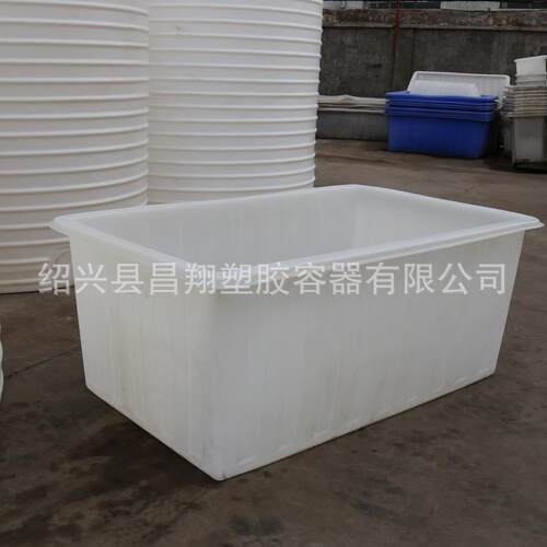 1800L塑胶桶方形斗车内胆塑料箱绍兴印染厂周转箱