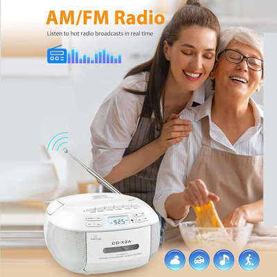 CD机英语录音机光盘磁带cd一体播放机蓝牙CD复读机收录机磁带机器