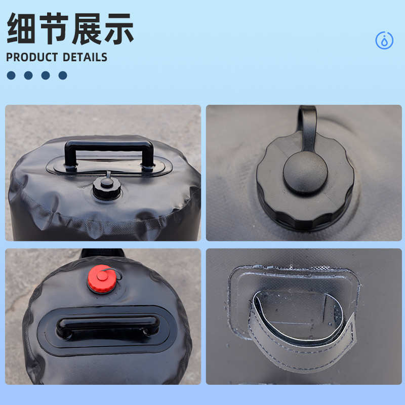 配重固定底座注水注pvc水袋压帐篷水袋防风水桶圆形遮阳伞重