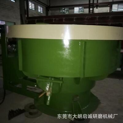 厂家自产自销震动光饰机欢迎试样环保隔音盖振动研磨机