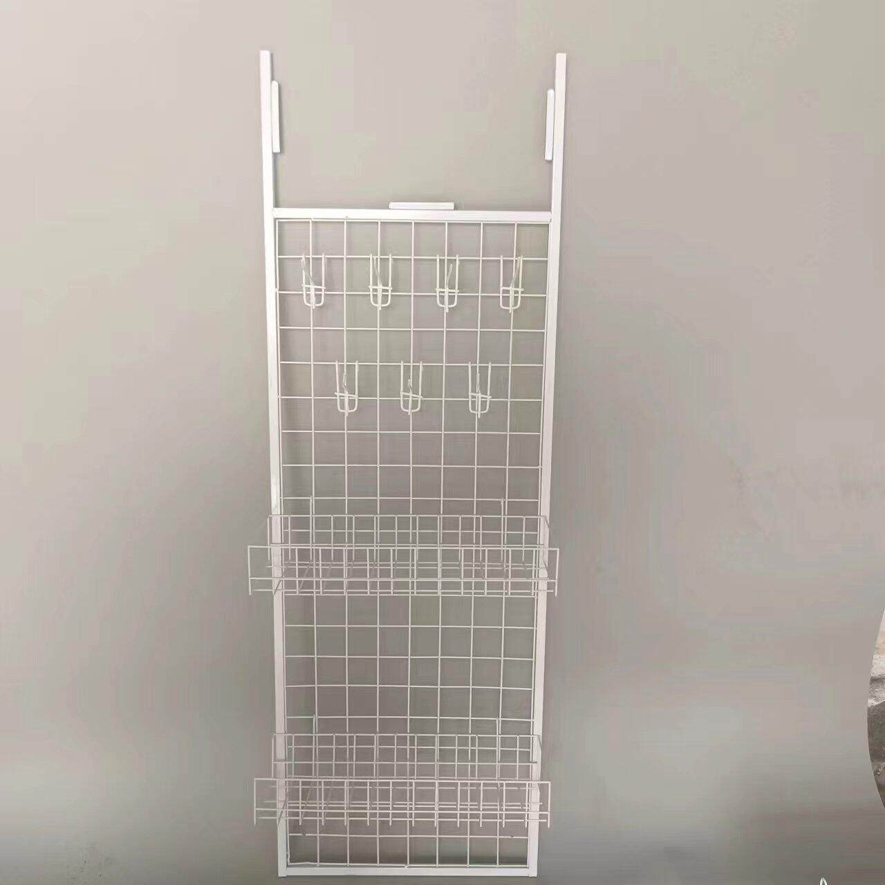 铁丝网片铁艺网格挂钩铁网货架格子网架饰品展示架背景相片照片墙