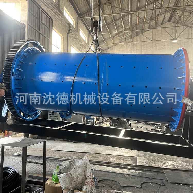 选矿钢球磨机山直径1.5米金UOJ矿石球磨制渣砂机矿建筑材料棒磨机
