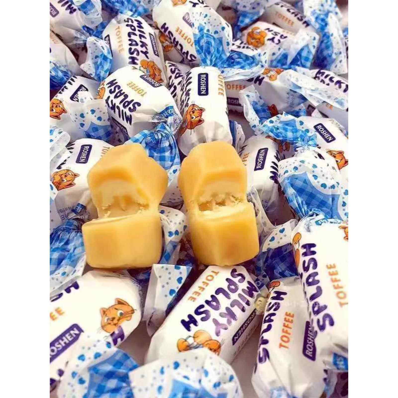 乌克兰进口如胜奶心太妃糖奶糖好吃的8090后怀旧糖果喜糖零食年货