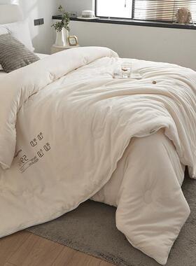 合A类四通用拉厚链二一款子母被大58075豆纤维全棉季加款被子被芯