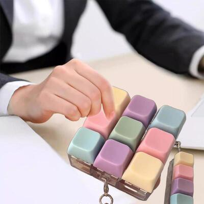 3d glowing keyboard toys button clicker fidget 解压玩具按键
