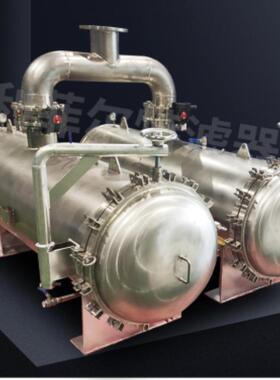 LFD-2-1P不锈钢袋式过滤器 井水预处理法兰固液分离精密过滤器