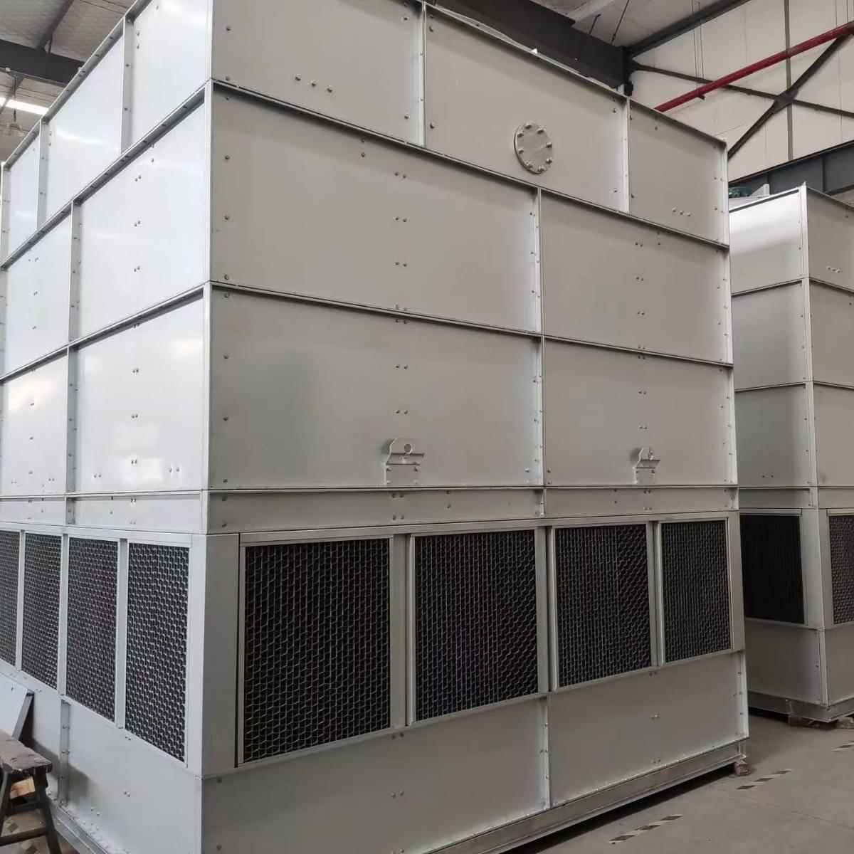 节能横流闭式冷却塔采用密闭循环运行稳定低耗冷水塔低噪节能