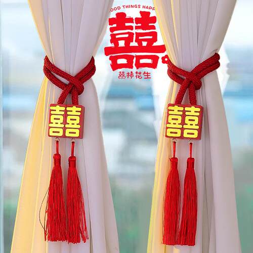 方新房蝴蝶结结婚节庆布艺用品