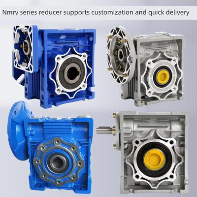 Nmrv减速机与伺服电机方形法兰Rv75/90/110/130/150步进减速箱