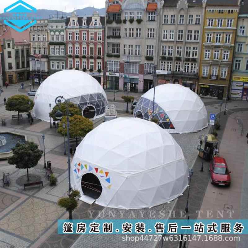 活动球形帐篷圆形门框厂家直销3-45米直径可拆卸重新使用