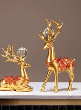 吉祥福禄葫芦摆件 客厅玄关摆件酒柜电视柜书房摆件 乔迁新居礼品